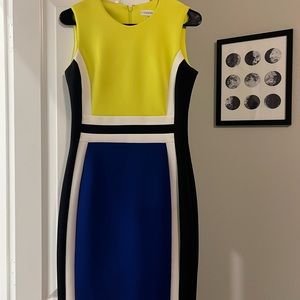 Calvin Klein Neon Dress